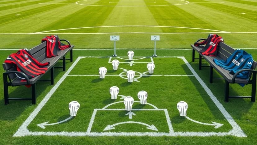 AC Milan mot Inter laguppställning