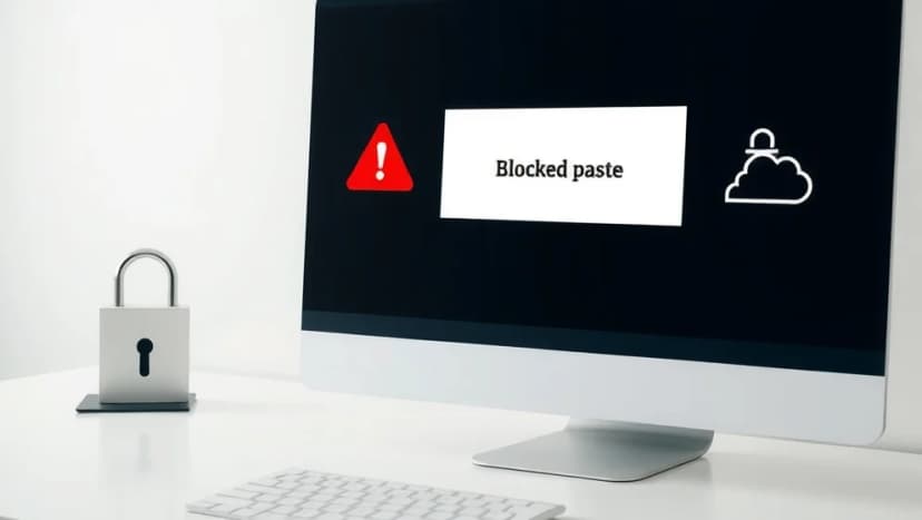 Du kan inte klistra in organisationens data här