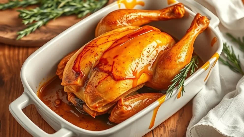 Kyckling i ugn med sås som smakar hemlagat